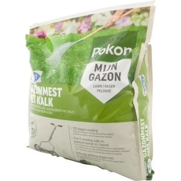 Pokon Gazonmest Met Kalk 3-in-1 8,5kg 3 Pokon Gazonmest Met Kalk 3-in-1 8,5kg - Afbeelding 2