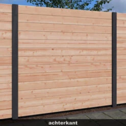 Sleufpaal Tussen Antraciet Ca. 8,8x8,8 Cm, Lengte Ca. 270 Cm -Pokon Verkoopwinkel 123 1004