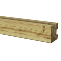 Sleufpaal Hoek Grenen 8,8 X 8,8 X270cm