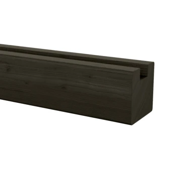 Sleufpaal Eind Antraciet Ca. 8,8x8,8 Cm, Lengte Ca. 270 Cm 3 Sleufpaal Eind Antraciet Ca. 8,8x8,8 Cm, Lengte Ca. 270 Cm