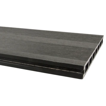 Vlonderplank HKC Kunststof Antraciet Ca. 300x25x2,5 Cm 3 Vlonderplank HKC Kunststof Antraciet Ca. 300x25x2,5 Cm