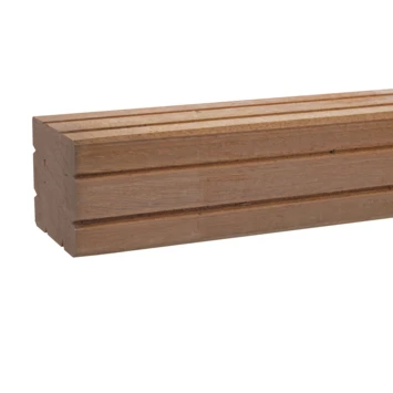 Tuinpaal Azobe Hardhout Ca. 6,5x6,5cm, Lengte Ca. 240 Cm 4 Tuinpaal Azobe Hardhout Ca. 6,5x6,5cm, Lengte Ca. 240 Cm - Afbeelding 2