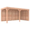 Overkapping Douglas Hout Blank Met Achterwand En Zijwand 270x522 Cm 2 Overkapping Douglas Hout Blank Met Achterwand En Zijwand 270x522 Cm -Pokon Verkoopwinkel 123 1197