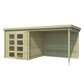 Tuinhuis Helena Geïmpregneerd Met Overkapping 492x254 Cm 3 Tuinhuis Helena Geïmpregneerd Met Overkapping 492x254 Cm