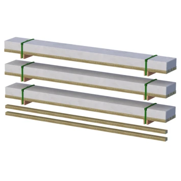 Vloerpakket 3x3m² Inclusief Twee Balken 4 Vloerpakket 3x3m² Inclusief Twee Balken - Afbeelding 2