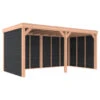 Overkapping Douglas Hout Zwart Met Achterwand En 2 Zijwanden 270x522 Cm 1 Overkapping Douglas Hout Zwart Met Achterwand En 2 Zijwanden 270x522 Cm -Pokon Verkoopwinkel 123 1219