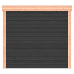 Overkapping Douglas Hout Zwart Met Achterwand En 2 Zijwanden 270x522 Cm -Pokon Verkoopwinkel 123 1225