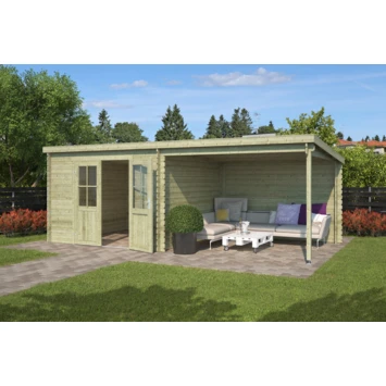 Tuinhuis Olaf 581x292cm Geïmpregneerd 4 Tuinhuis Olaf 581x292cm Geïmpregneerd - Afbeelding 2