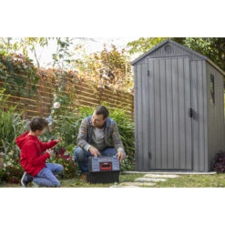 Tuinhuis Keter Darwin 46 Woodlook Greyisch -Pokon Verkoopwinkel 123 1272