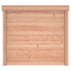 Overkapping Douglas Hout Blank Met Blokhutprofiel Achterwand 270x270 Cm -Pokon Verkoopwinkel 123 1318