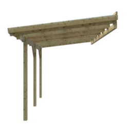 Overkapping Aanbouw 424x257 Cm -Pokon Verkoopwinkel 123 1401