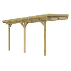 Overkapping Aanbouw 424x257 Cm -Pokon Verkoopwinkel 123 1402