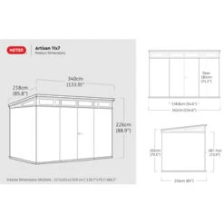 Keter Artisan 117 Tuinhuis -Pokon Verkoopwinkel 123 1510