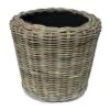 Mand Drypot Naturel Rotan Ø42x44 Cm -Pokon Verkoopwinkel 123 163