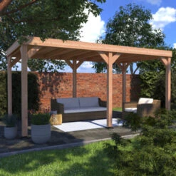 Overkapping Douglas Hout Blank 270x522 Cm -Pokon Verkoopwinkel 123 1664