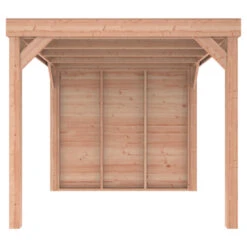 Overkapping Douglas Hout Blank Met Achterwand 270x270 Cm 12 Overkapping Douglas Hout Blank Met Achterwand 270x270 Cm -Pokon Verkoopwinkel 123 1703