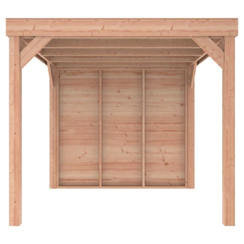 Overkapping Douglas Hout Blank Met Achterwand 270x270 Cm 6 Overkapping Douglas Hout Blank Met Achterwand 270x270 Cm - Afbeelding 4