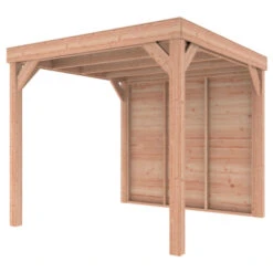 Overkapping Douglas Hout Blank Met Achterwand 270x270 Cm 14 Overkapping Douglas Hout Blank Met Achterwand 270x270 Cm -Pokon Verkoopwinkel 123 1705