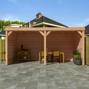 Overkapping Douglas Hout Blank Met Achterwand En 2 Zijwanden 270x522 Cm 6 Overkapping Douglas Hout Blank Met Achterwand En 2 Zijwanden 270x522 Cm - Afbeelding 4