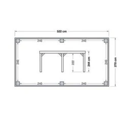 Overkapping Douglas Hout Blank Met Achterwand En 2 Zijwanden 270x522 Cm 17 Overkapping Douglas Hout Blank Met Achterwand En 2 Zijwanden 270x522 Cm -Pokon Verkoopwinkel 123 1749