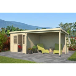 Tuinhuis Sunniva Met Overkapping 590x304 Cm -Pokon Verkoopwinkel 123 1784