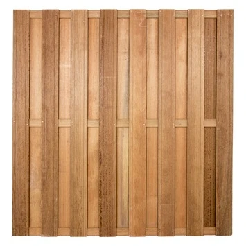 Schutting Hardhout Recht Ca. 180x180 Cm 3 Schutting Hardhout Recht Ca. 180x180 Cm