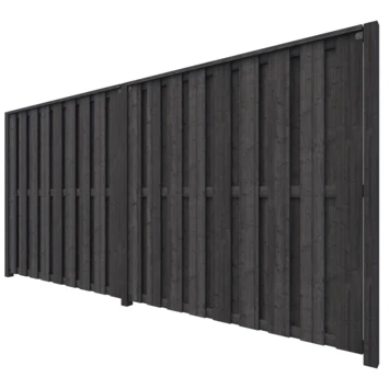 Schutting Startpakket Tuinscherm Royal Antraciet Ca. 3,8 Meter Lang 4 Schutting Startpakket Tuinscherm Royal Antraciet Ca. 3,8 Meter Lang - Afbeelding 2