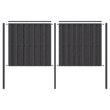 Schutting Startpakket Tuinscherm Royal Antraciet Ca. 3,8 Meter Lang 9 Schutting Startpakket Tuinscherm Royal Antraciet Ca. 3,8 Meter Lang - Afbeelding 7