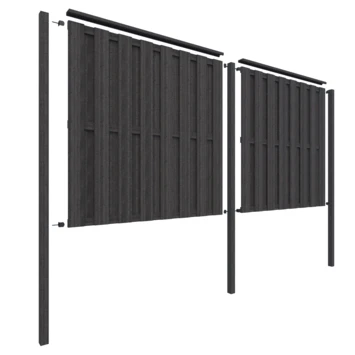 Schutting Startpakket Tuinscherm Royal Antraciet Ca. 3,8 Meter Lang 11 Schutting Startpakket Tuinscherm Royal Antraciet Ca. 3,8 Meter Lang - Afbeelding 9