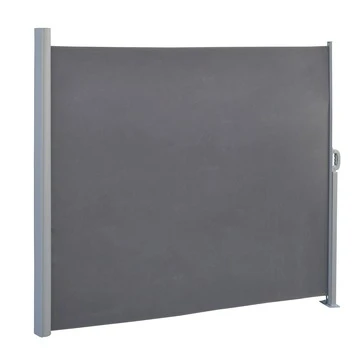 Windscherm Oprolbaar Antraciet 300x160cm 3 Windscherm Oprolbaar Antraciet 300x160cm