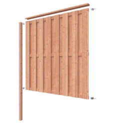 Schutting Volgpakket Tuinscherm Douglas Ca. 1,9 Meter Lang -Pokon Verkoopwinkel 123 398