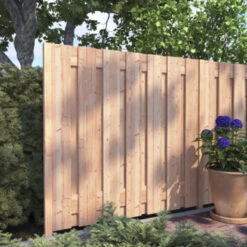 Schutting Douglas Recht Extra Grote Planken Ca. 180x180cm -Pokon Verkoopwinkel 123 404