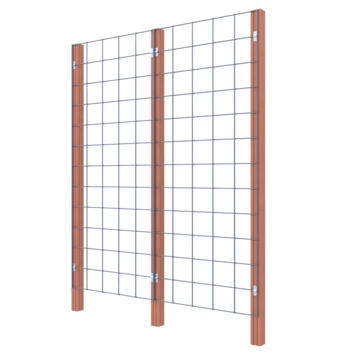 Gaas Startpakket Tuinhek Hardhout 180x75cm 4 Gaas Startpakket Tuinhek Hardhout 180x75cm - Afbeelding 2