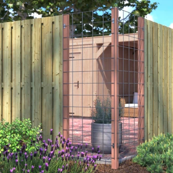 Gaas Startpakket Tuinhek Hardhout 180x75cm 8 Gaas Startpakket Tuinhek Hardhout 180x75cm - Afbeelding 6