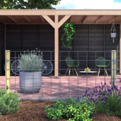 Gaas Volgpakket Tuinhek Grenen 180x75cm Liggend  -Pokon Verkoopwinkel 123 556