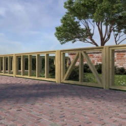 Tuinhek Grenen Donau Ca. 60x180 Cm -Pokon Verkoopwinkel 123 607