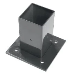Voet Voor Vierkante Paal Antraciet 60/60 Mm