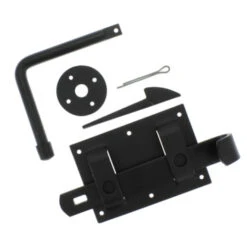 HANDSON Boerenklinkstel Poortslot Zwart