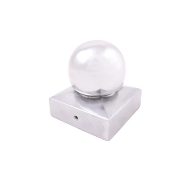 Afdekkap Paalbol Voor Tuinpaal Aluminium 7x7 Cm 3 Afdekkap Paalbol Voor Tuinpaal Aluminium 7x7 Cm