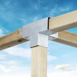 Paalverbinder Voor Pergola T-verbindingsstuk 4-kants 9x9 Cm Gegalvaniseerd 6 Paalverbinder Voor Pergola T-verbindingsstuk 4-kants 9x9 Cm Gegalvaniseerd -Pokon Verkoopwinkel 123 785