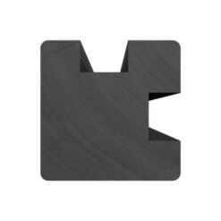 Sleufpaal Hoek Antraciet 8,8x8,8x270cm -Pokon Verkoopwinkel 123 892