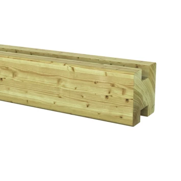 Sleufpaal Tussen Geïmpregneerd Ca. 8,8x8,8 Cm, Lengte Ca. 270 Cm 3 Sleufpaal Tussen Geïmpregneerd Ca. 8,8x8,8 Cm, Lengte Ca. 270 Cm