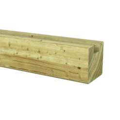 Sleufpaal Eind Geïmpregneerd Ca. 8,8x8,8 Cm, Lengte Ca. 270 Cm